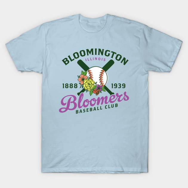 BLOOMINGTON BLOOMERS T-Shirt by MindsparkCreative